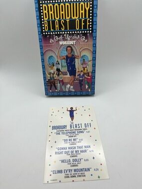 Broadway Blast Off Get-Up-and-Go Workout DVD — Blue